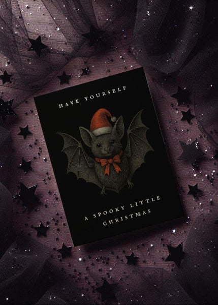 gothic Christmas holiday card 