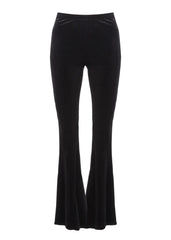 black velvet flare pants bell bottoms trousers festival concert outfit Heavy Metal Style Goth gothic Halloween 