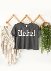 CROPPED REBEL T SHIRT