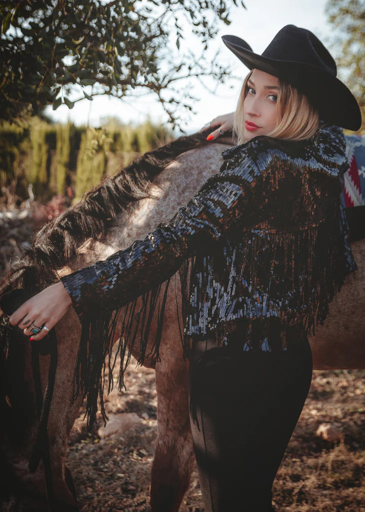 Sequin 2025 tassel jacket
