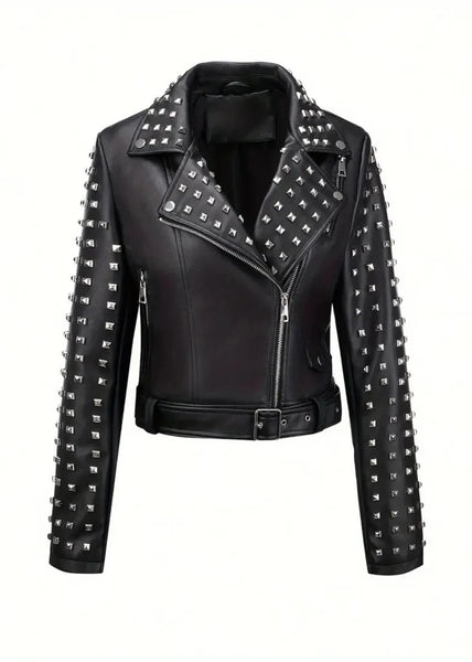 studded moto jacket rocker heavy metal wacken festival rock am ring 