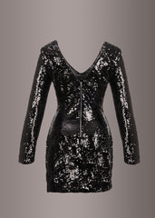 Sparkling black dress