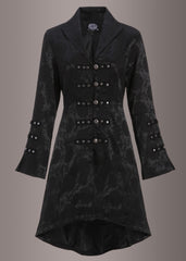 Black victorian brocade coat