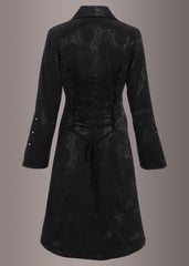 Black gothic coat jacket