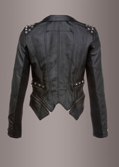 Studded moto jacket