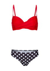 Do The Polka Retro Two-Piece Swimsuit