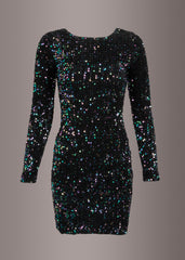 Black sparkling dress
