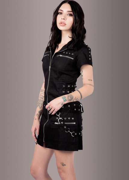 Goth mini dress