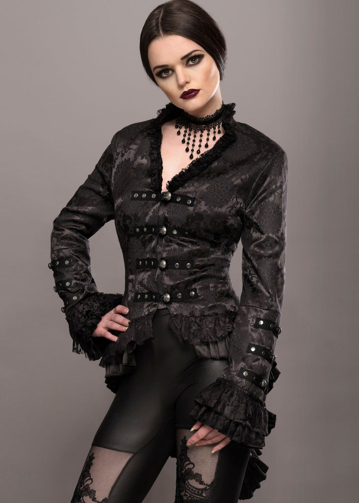 Black victorian jacket deals