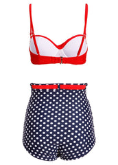 Retro high waist swimsuit