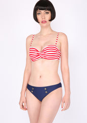 Sailor two-piece swimsuit