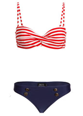 Retro sailor swimsuit