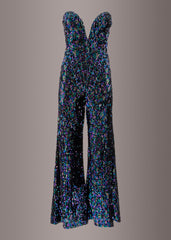 black glitter jumpsuit