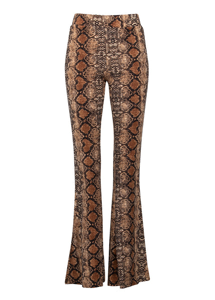 Snake Print flares