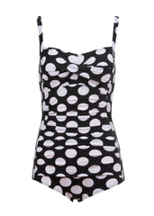 Black and White polka dot bathing suit 