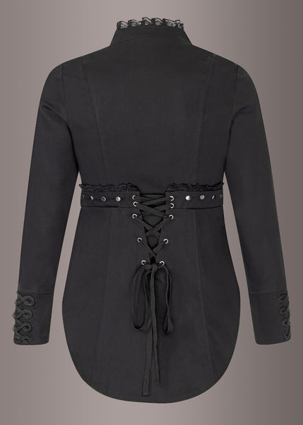 black military goth jacket