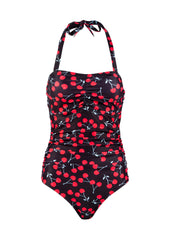 cherry halter swimsuit 