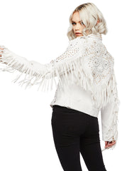 fringe leather jacket