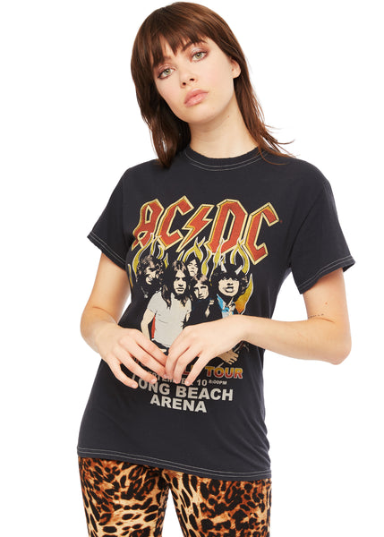 womens acdc band shirt