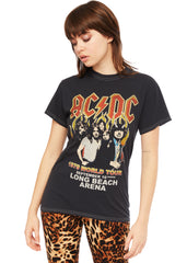 womens acdc band tshirt