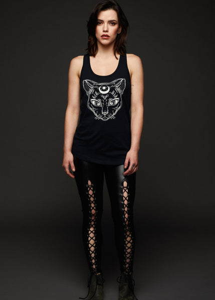 Gothic cat top