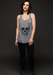 Grey skull top