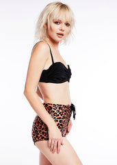 Leopard high waist swimsuit