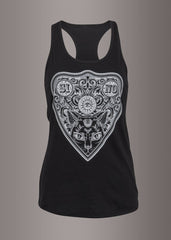 Witching Hour Black Cat Ouija Board Tank Top