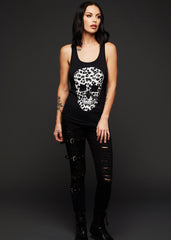 womens skull top